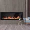 thumbnail image 3 of Litedeer Homes Electric Fireplace Insert ZEF78V Litedeer Latitude II Smart Wall Mounted Electric Fireplace With App 58 inch, 3 of 5