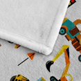 thumbnail image 5 of Manta Infantil Wajade 127x152 cm de Forro Polar Suave con Estampado de Camión, 5 of 5