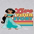 thumbnail image 3 of Disney Aladdin - Jasmine Live Your Story - Juniors Fitted Graphic T-Shirt, 3 of 5
