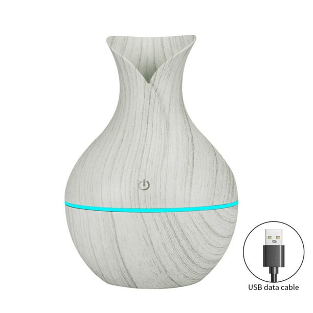 Naiovety Humidificador USB, difusor de aceite esencial de grano de eléctrico, jarrón, atomizador de aire de niebla, luces LED, rociador colorido Humidificadores Naiovety HA003635-00