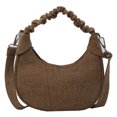 thumbnail image 1 of Bolso Hombro Fruncido para Mujer JShteea Diario Con Cierre Mezclilla Color Sólido, 1 of 9