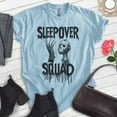 thumbnail image 2 of Sleepover Squad T-shirt, Unisex Women's Men's Shirt, Horror Movie Classic Film Lover Halloween Gift, Heather Light Blue, Large, 2 of 6