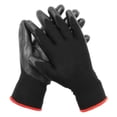 thumbnail image 4 of 2 uds guantes de jardinería guantelete transpirable impermeable resistente al frío diestro cómodo guantes de trabajo duraderos para mujeres y hombres Negro shamjiam Guantes de jardineria, 4 of 8