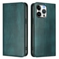 thumbnail image 2 of For iPhone 16 Pro Max Wallet Phone Case,Retro PU Leather Magnetic Folio Cover with RFID Blocking Card Holder,Flip Folding Kickstand,Anti-fall Shockproof Durable Protective Phone Case,Darkgreen, 2 of 9