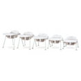 thumbnail image 4 of Foundations Secure Sitter 9" Feeding Chairs with Removable Tray, Easy to Clean, Stackable Feeding Chairs, 3 Pack, 4 of 5