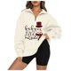 thumbnail image 1 of Sudaderas Navideñas de Cuello Redondo Para Mujer Otoño Invierno Casual Temperamento Moda Felpa Cálido Underlay Estampado Suéter Manga Larga Top Odeerbi ODB192518, 1 of 6