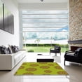 thumbnail image 7 of Ahgly Company Machine Washable Indoor Square Transitional Dark Yellow Green Area Rugs, 8' Square, 7 of 7