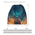 thumbnail image 3 of Vsdgher Celestial Stag Cosmic Glow Slouchy Beanie Hat for Men/Women, Skull Cap Chemo Cap Night Sleeping Cap, 3 of 8