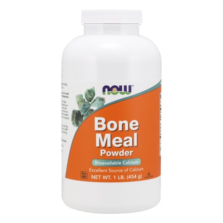 NOW Supplements, Bone Meal Powder with Calcium Carbonate and Magnesium Oxide, Natural Calcium