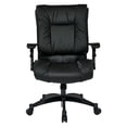 thumbnail image 3 of Bonded Leather Conference Office Chair in Black, 3 of 7