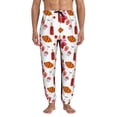 thumbnail image 2 of Sweatpants for Men - Bread Strawberry Wine Print Red Adjustable Elastic Band Mens Joggers With Pockets, Athletic Workout Gym Casual Track Pants for Men, 2 of 7