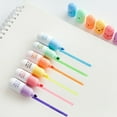 Pens with Ink Pencil Cap Erasers Colorful Pens for Planner Antique