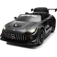 thumbnail image 1 of VOLTZ TOYS 24V Mercedes-AMG GT3 Kids Ride-On Racing Car with Premium Leather Seat, High-Speed Performance 24V Power Wheels, Motorized Track Toy with Parent Remote, Black, 1 of 6