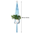 thumbnail image 3 of HOMEIORA 1 Pack Macrame Plant Hanger Indoor Hanging Planter for Plants Holder, Hanging Pot Holder Macrame Decorative Flower Pot Holder for Indoor Outdoor Boho Home Décor, 3 of 5