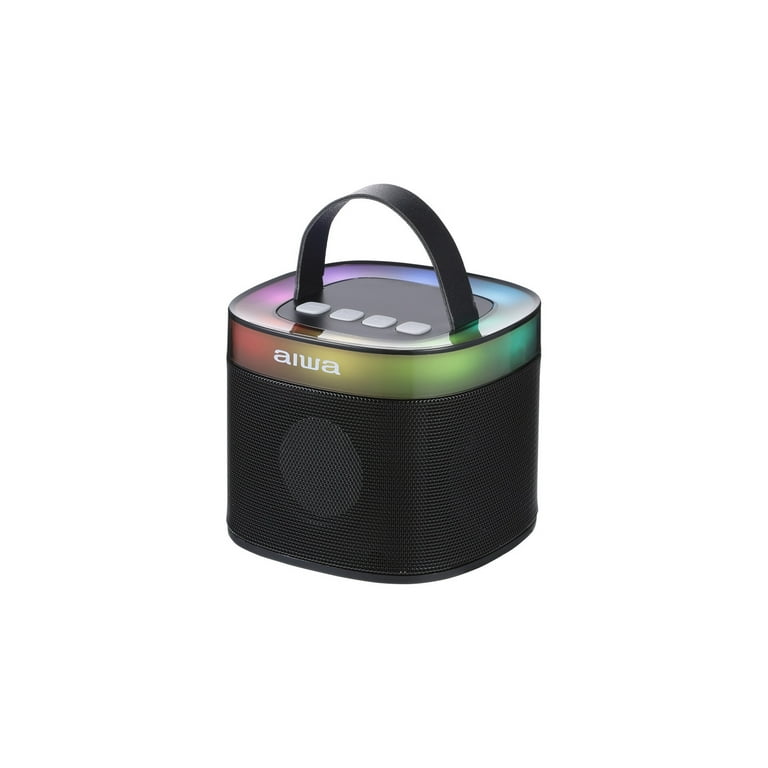 Aiwa Light up Wireless Karaoke Speaker, Black, AI6029-BLK