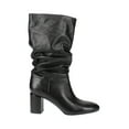 thumbnail image 2 of Via Spiga | Naren Slouchy Leather Tall Boots | Black | Size 10, 2 of 8