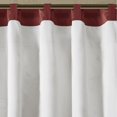 thumbnail image 5 of Serene Embroidery Curtains for Bedroom, Rod Pocket and Back Tab Elegant Floral Embroidered Curtains for Living Room Home Office, 50 x 84 Inch, 2 Window Curtain Panels, Red, 5 of 9