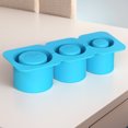 thumbnail image 1 of Bandeja para cubitos de hielo con tapa, moldes cilíndricos de silicona para cubitos de hielo para tazas de 30-40 onzas (azul), 1 of 9