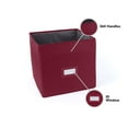 thumbnail image 3 of Covermates Keepsakes - Cube Storage Bin - Heavy Duty Material - ID Window - Pull Handles - Indoor Storage, Scarlett Red, 3 of 6