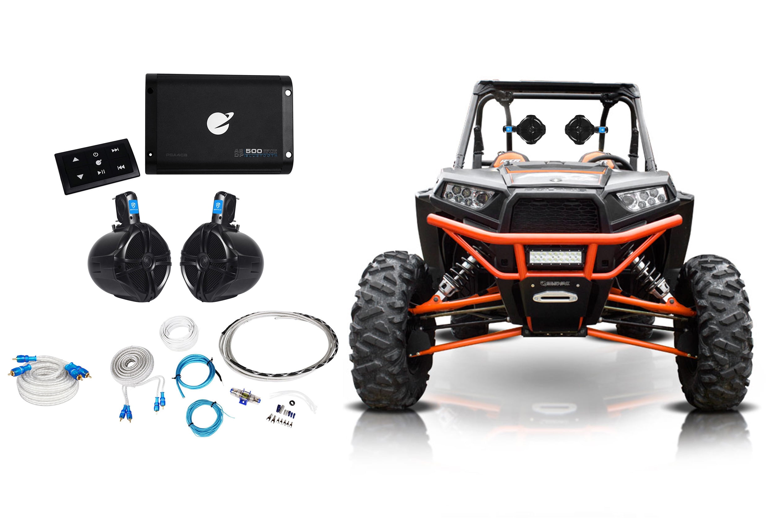 rockville motorcycle speakers