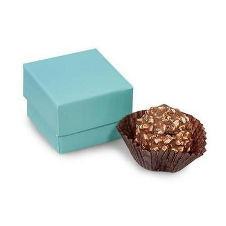 Two Truffle Box - 1 Unit Single Truffle Boxes Aqua 1-5/8x1-5/8x1-1/4