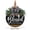 Black, variant on Blessed Beyond Measure Front Door Sign, 12 inch Round Wooden Door Hanger with Faux Greenery & Buffalo Plaid Bow, Rustic Farmhouse Porch Decor, Black