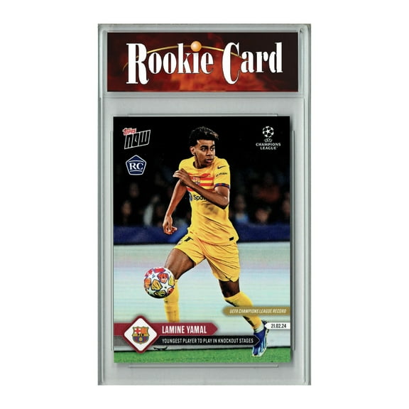 Certified Mint Lamine Yamal 2023 Topps Now #99 Youngest Player Rookie Card Barcelona