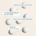 thumbnail image 3 of Cliganic Jumbo Cotton Balls, Hypoallergenic Large Cotton Balls, Gentle and Absorbent, 400 Count, 3 of 5