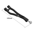 thumbnail image 4 of Repuestos para brazos de suspensión delantera inferior de aleación de aluminio para coche RC ARRMA 1:8 negro, 4 of 4