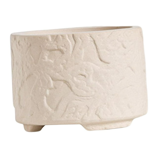 Maceta de cerámica moderna para flores, contenedor , adorno, jarrón pequeño de bonsái para mesa, decoración de jardín al aire libre, baño Estilo C