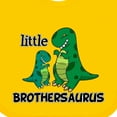 thumbnail image 4 of Inktastic Little Brothersaurus Boys Baby Bib, 4 of 4