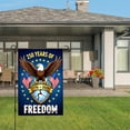 thumbnail image 3 of Amhnf 250 Years Of Freedom Eagle American Flag Garden Flag For Home Outdoor Garden Yard Decor 12x18 inch, 3 of 5