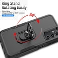 thumbnail image 4 of NJJEX Phone Case for A15 5G Case, Galaxy A15 5G Phone Case Samsung A15 6.5" Case, Heavy Duty Shockproof Full Body Phone Cover Built in Rotatable Magnetic Ring Holder Kickstand , 2024 Black, 4 of 5