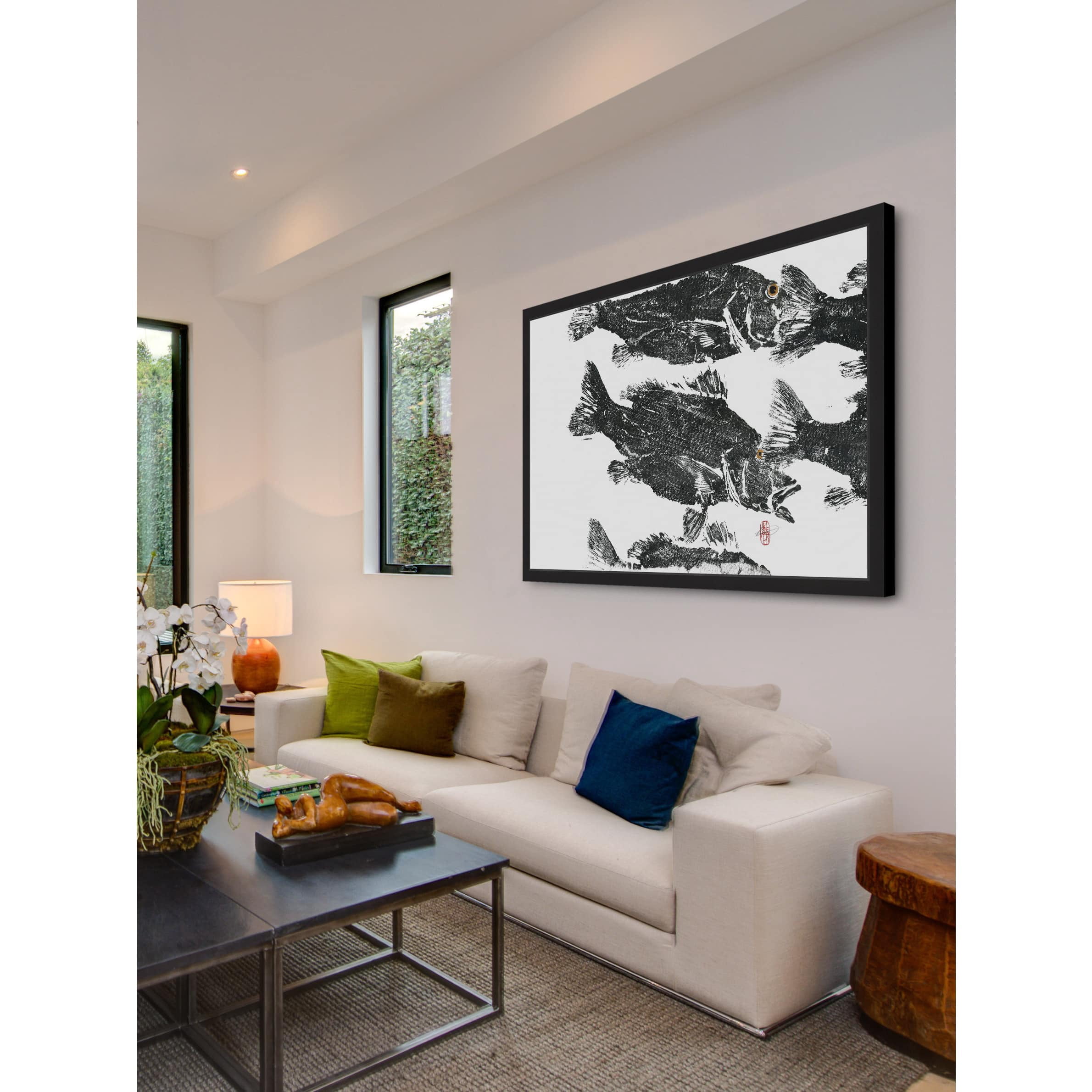 "Snappers" Framed Painting Print