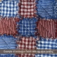 thumbnail image 4 of JCS Liberty Red Stripe Homespun Cotton Fabric - Sold by the Yard, 4 of 4