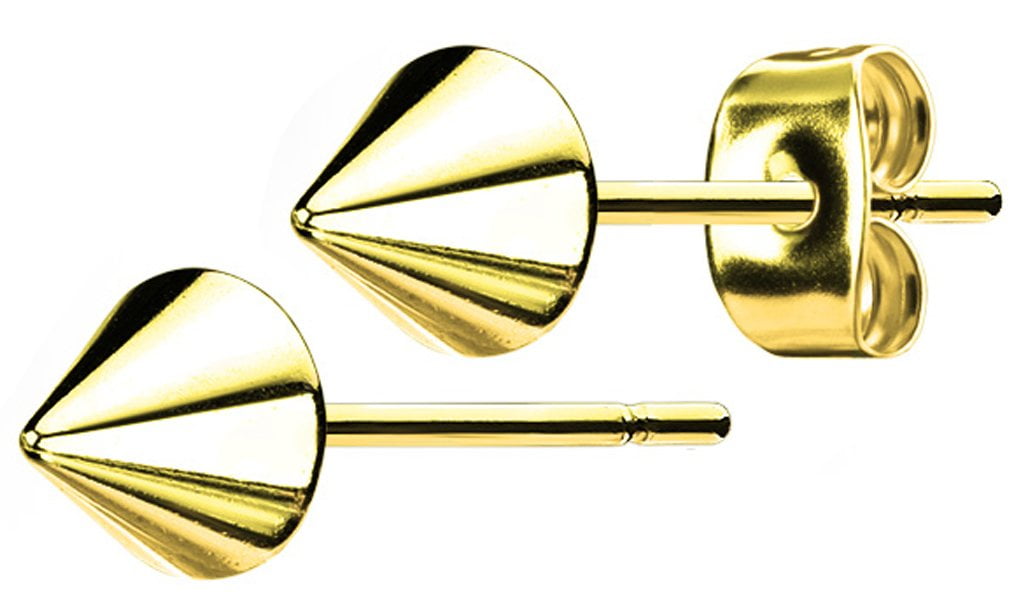 316L Surgical Steel Spike Stud Earrings