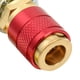 thumbnail image 4 of Speravity Conector rápido refrigerado por agua, 60mm, conexión rápida, soldadura MIG, reemplazo de accesorios de adaptador de cobre con ajuste para Suministros de soldadura Rojo Speravity TO008389-03, 4 of 6