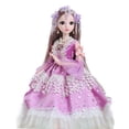 thumbnail image 1 of Muñeca articulada de 24 pulgadas, muñeca de princesa con vestido y accesorios, muñeca de moda, muñecas BJD para el mejor regalo, colección de juegos d princesa dalinsi Sunnimix  rótula muñeca, 1 of 8