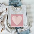thumbnail image 3 of Valentines Heart Sweatshirt, Couple Valentines Sweatshirt, Anniversary Day Sweatshirt - Sizes S-5XL ,Art Print JSC, 3 of 6