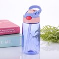 thumbnail image 3 of 500ml Plastic Portable Outdoor Travel Sport Straw Drinking Water Bottle Kettle, 3 of 7