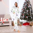 thumbnail image 7 of FORMRS Onesies Pajama for Adults Unisex Hoodie Winter Jumpsuit One Piece Sleepwear, Sizes S-2XL, Purple Birds, 7 of 7