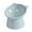 Blue, variant on Tilted Raised Cats Food Bowl Neck for Protections AntiVomiting 45 Degree Elevated Slanted Stand Bowls Cats