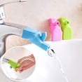 thumbnail image 2 of Farfi Kitchen Tap Silicone Water Faucet Extender Kids Bathroom Washing Hands Aids (Green), 2 of 13