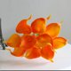 thumbnail image 2 of 10 piezas de flores artificiales de lirio de cala flores artificiales para la decoración del hogar de la boda (naranja), 2 of 8