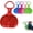 Red, variant on Plastic Snow Sleds for Kids - 1 Pack Toboggan & Saucer Sleds Set with Pull Rope, Outdoor Snow Disc Sleds for Toddlers and Children