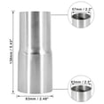 thumbnail image 2 of Unique Bargains 2.2" ID 2.5" OD Car Universal Exhaust Pipe to Component Adapter Reducer Connector Silver Tone, 2 of 6