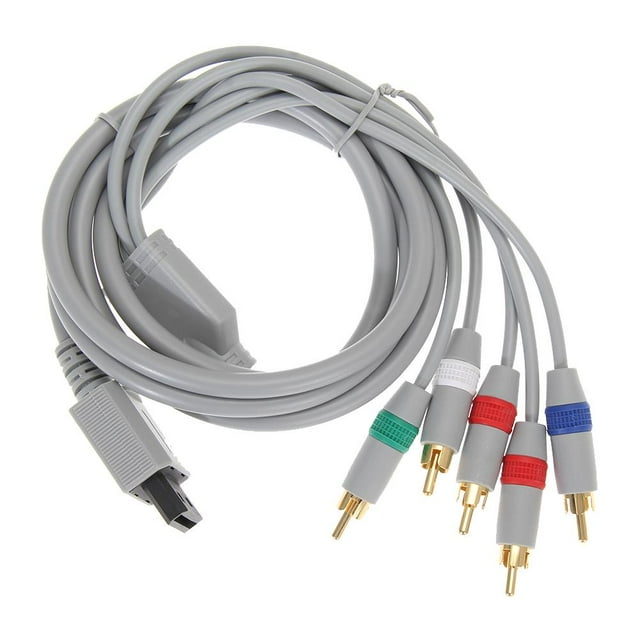 Cable componente 1080P HDTV Audio Video AV 5RCA para Nintendo Wii Hugtrwg Para estrenar