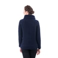 thumbnail image 5 of SAOL 100% Merino Wool Women's Aran Oversized Cable Knit Fisherman Sweater High Neck Irish Pullover Made in Ireland, 5 of 6