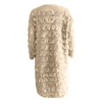 thumbnail image 4 of NAMTYQX Sweater Coats for Women Open-Front Women's Sweaters Jersey Lounge Long Sleeve Solid Fringe Warm Beige Size XL, 4 of 5