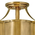 thumbnail image 4 of 2 Light Small Semi-Flush Mount In Traditional Style 14.25 Inches Wide By 10 Inches High-Heritage Brass Finish Hinkley Lighting 4443Hb, 4 of 4